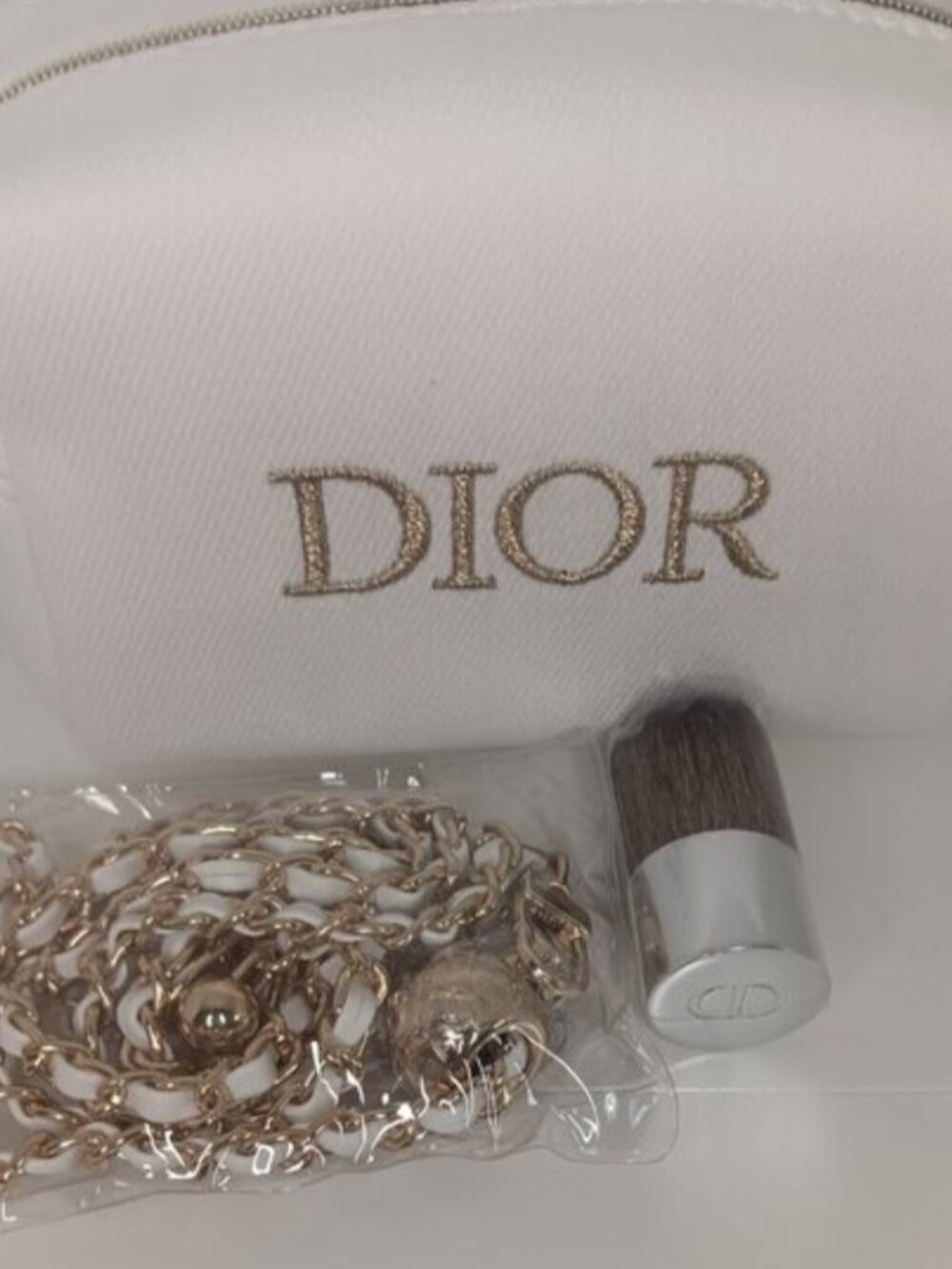 DIOR MINI POUCH WITH CHAIN